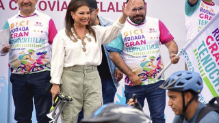 INAUGURA CLARA BRUGADA CICLOVÍA LA GRAN TENOCHTITLAN; CALZADA DE TLALPAN SE TRANSFORMA EN LA PRIMERA VÍA MULTIMODAL DE LA CAPITAL. USAR BICICLETA EN LA CIUDAD ES UN ACTO REVOLUCIONARIO, AFIRMA